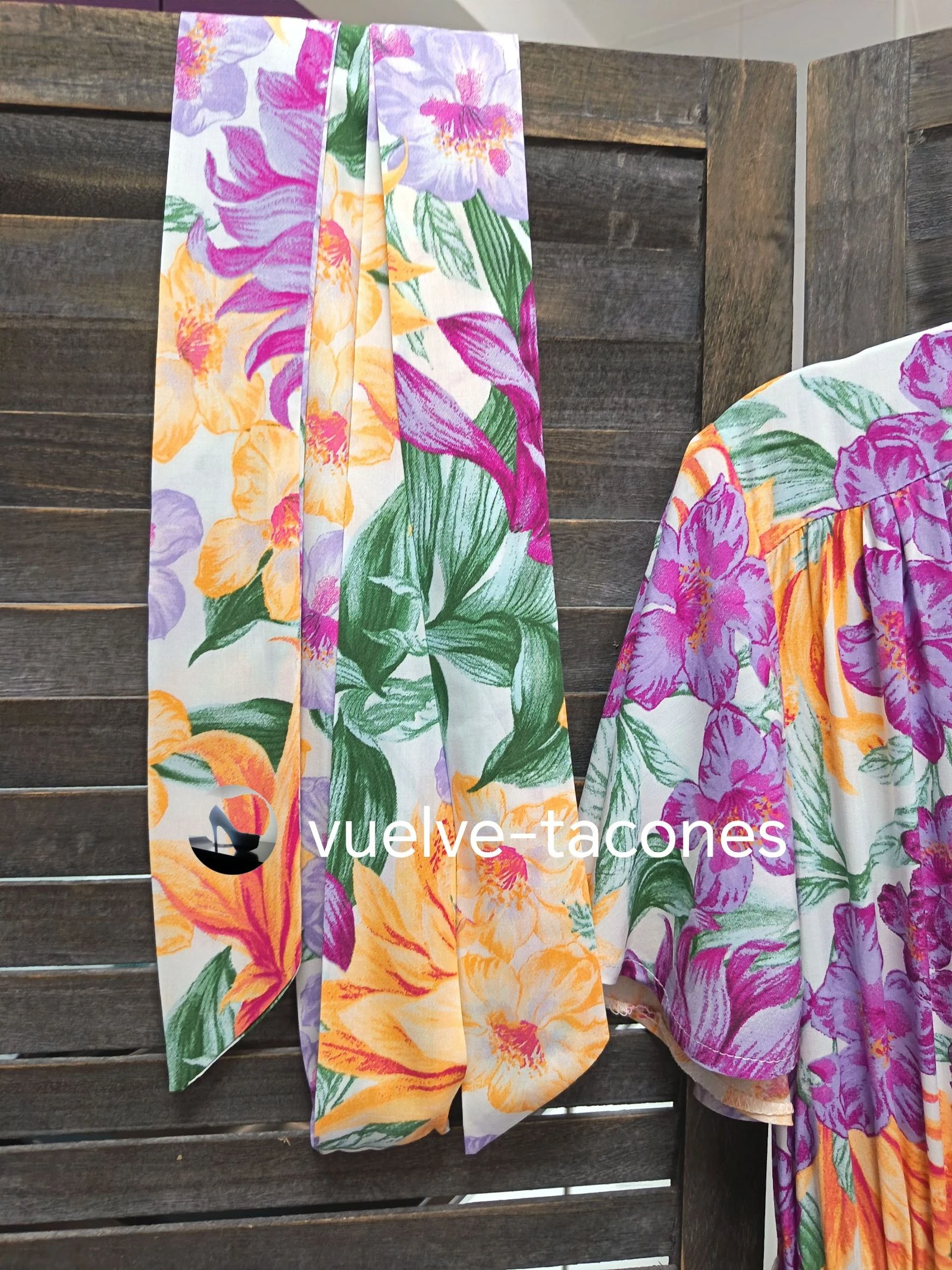 Asymmetrische bloemenjurk ♡ JAASE * maat M – photo 18